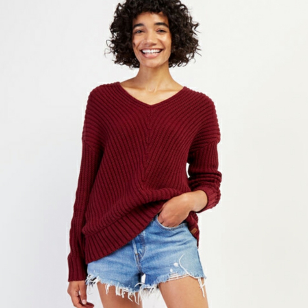 Roots Elora V Neck Sweater